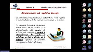 Capital de Trabajo Liquidez Riesgo y Rendimiento [upl. by Roee499]