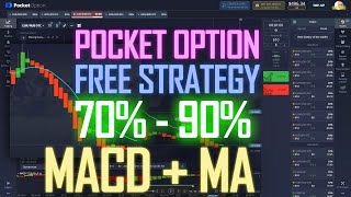 ✅ Absolutely Profitable  Free Pocket Option Strategy 2022  ✅ How to use MACD and Moving Average🌏 [upl. by Alisander677]