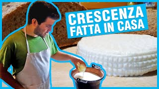 Ricetta Crescenza fatta in casa [upl. by Eeryk]