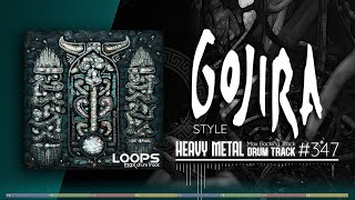 Heavy Metal Drum Track  Gojira Style  85 bpm [upl. by Hassin115]