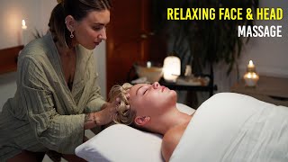 Ultimate Face amp Head Spa Massage For Total Relaxation [upl. by Eyllek]