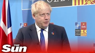 LIVE Boris Johnson holds conference after NATO summit in Madrid [upl. by Rolo]