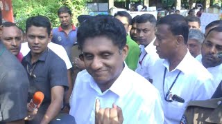 Sri Lanka Premadasa votes in presidential election  AFP [upl. by Aan]