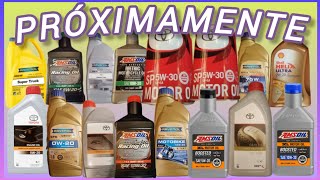 Próximos aceites de motor para probar Toyota Ravenol Amsoil [upl. by Ellednahc748]