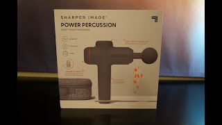 Sharper Image Power Percussion Deep Tissue Massager [upl. by Benge]