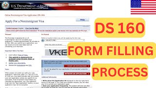 HOW TO FILL DS 160 FORM FOR USA VISA  Visa Application Step by Step [upl. by Alisander898]