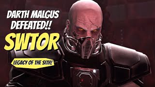 SWTOR Legacy of the Sith DARTH MALGUS Tells Sith Inquisitor about Darth Nul  Star Wars [upl. by Nitsreik]