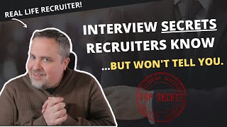 11 Job Interview Secrets Recruiters Wont Tell You  Interviewing Tips [upl. by Mariam381]