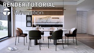 LEARN WITH ME Twinmotion 20232  Lumen Realtime Rendering Tutorial  Interior scene 2 twinmotion​ [upl. by Vaclava]