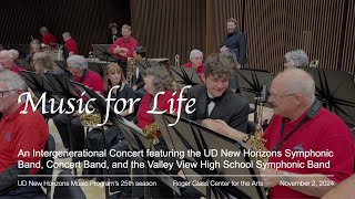 2024 UD New Horizons 25th Anniversary Intergenerational Concert [upl. by Annahsed]