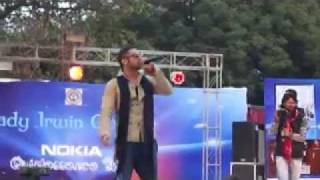 Yo Yo Honey Singh JStar Alfaaz and Mafia Mundeer in Lady Irwin College Fest 2012wmv [upl. by Etnauq]