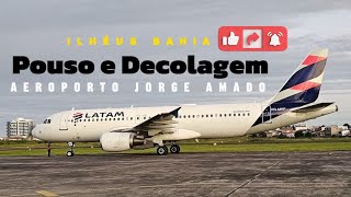 Ilhéus Aeroporto Pouso e Decolagem [upl. by Merlina]