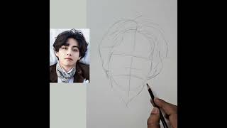 howto draw a portrait step by step Tutorial art artist painting drawing sketch [upl. by Ylyl]