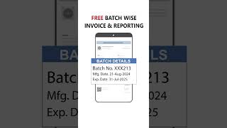 BizOps App  Batch Wise Invoice amp Report  FREE [upl. by Eylsel]