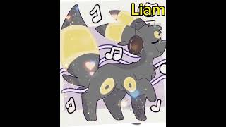 eeveelutions Boys singing different songs audio by StaryTheShinySylveon [upl. by Boyden]