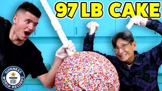 Creating the biggest CAKE POP EVER  Guinness World Records [upl. by Nariko753]