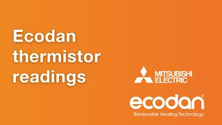 Ecodan thermistor readings [upl. by Hallee]