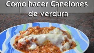 Como hacer Canelones de verdura [upl. by Virgilia]