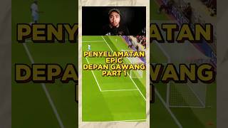 PENYELAMATAN EPIC DEPAN GAWANG PART 1 football footballskills subscribe [upl. by Mirelle]