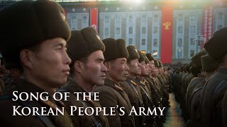 Eng CC Song of the Korean Peoples Army  조선인민군가DPRK Military Song [upl. by Rabush]