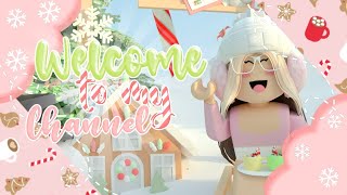 ´ Welcome To My Channel ´ new roblox intro  Roblox [upl. by Augustina]