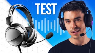 AudioTechnica ATHGL3  Microphone Test Headset Comparison [upl. by Emmons]