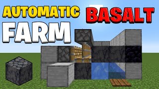 Automatic Basalt Farm for Minecraft 121 [upl. by Kcirrek389]