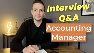 4 Accounting Manager Interview Questions and Answers Most Common [upl. by Gibun]