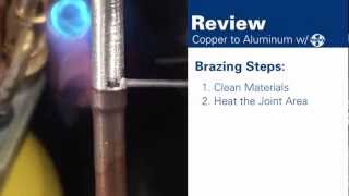 How to Braze Aluminum to Copper [upl. by Julio]