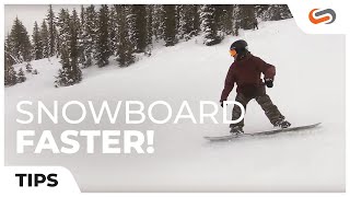 How to Snowboard Faster with SnowboardProCamp  SportRx [upl. by Aileek]