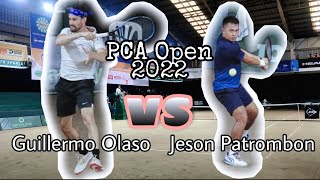 Guillermo Olaso vs Jeson Patrombon PCA Open 2022 [upl. by Ogirdor]