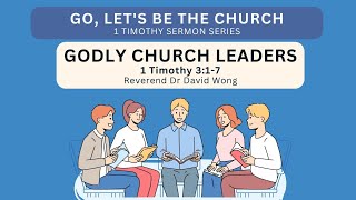 3 Sep 2023 Godly Church Leaders English Service SgSL CC [upl. by Stanzel]