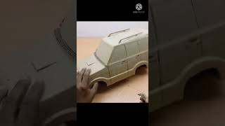 How to make Scorpio car from cardboard  DIY [upl. by Yekram317]