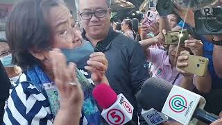 De Lima visits Manaoag church a day after release [upl. by Ardni64]