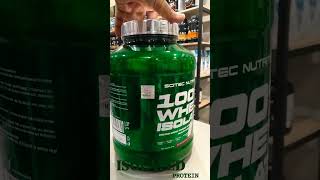 SCITEC NUTRITION 100 ISOLATE PROTEIN 2KG protein workout gymworkout supplements gym fitness [upl. by Rramal]