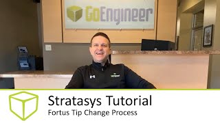 Stratasys Tutorial  Fortus Tip Change Process [upl. by Bbor]