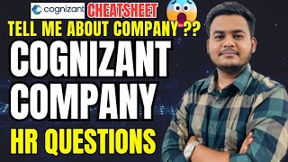 Cognizant Company Related Questions  Tell Me About Cognizant [upl. by Svend821]