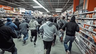 It Begins… Starving Migrants Raid NYC Supermarket [upl. by Alamak]