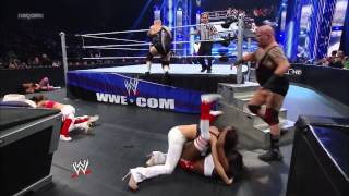 Brodus Clay amp Tensai vs Cody Rhodes amp Damien Sandow SmackDown March 22 2013 [upl. by Farley764]