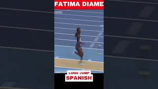 Fatima Diame Long Jump 2020 Spanish Championship shorts [upl. by Adla990]