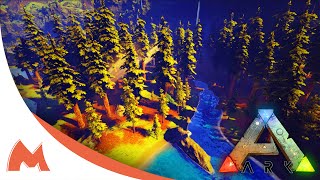 ARK Survival Evolved  THE CENTER REDWOOD BIOME SHOWCASE [upl. by Shelman]