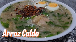 Simple Chicken Arroz Caldo Recipe Filipino Comfort Food [upl. by Etteb]