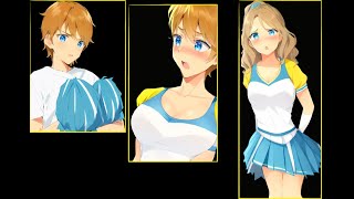 Becoming a Cheerleader  tg tf transformation  MTF body swap  Male to female [upl. by Quenna]