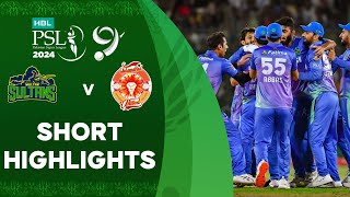 Short Highlights  Multan Sultans vs Islamabad United  Match 34  Final  HBL PSL 9  M1Z2U [upl. by Aivuy]