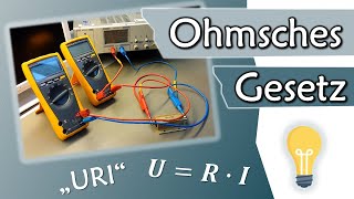 Ohmsches Gesetz Alles quotURIquot Erklärung und praktischer Versuch  Gleichstromtechnik 3 [upl. by Nnayram]