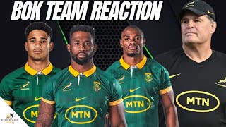 SPRINGBOK TEAM VS WALLABIES REACTION SHOW  Rugby News Live Stream [upl. by Esertak195]