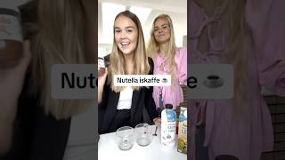 Lækreste Nutella iskaffe  Skal prøves 🤤☕️julieelgaard [upl. by Ytsud]