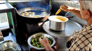 Shorts Mirchi Bhaji aka Mirch Bhajiya  Indian Street Food  Street Food India [upl. by Eednahs]