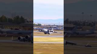 C17 Globemaster Cockpit view taking off usairforce usaf [upl. by Shannan]