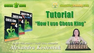 Kosteniuk Tutorial on How to use Chess King 4 for PC or Mac [upl. by Jolene]